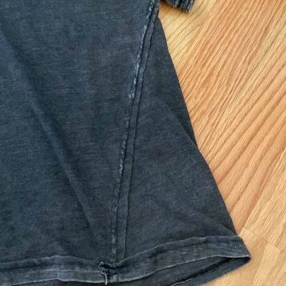 We the Free T shirt Tee Women’s Gray Oversized Cropped Boxy slub knit Size M - Picture 5 of 6